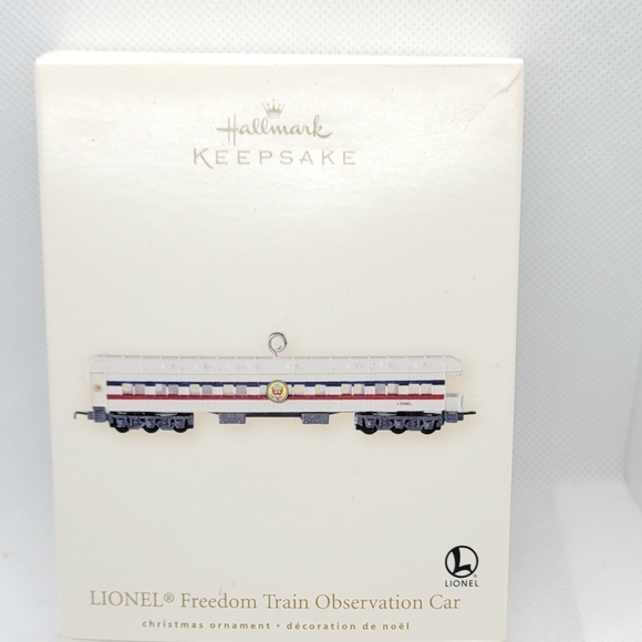 Retired 2007 Hallmark Lionel Freedom Train Observa - Picture 1 of 5